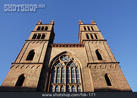 
                Kirche, Kirchturm, Friedrichswerdersche Kirche                   
