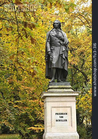 
                Friedrich Von Schiller, Maximiliansplatz, Schillerdenkmal                   