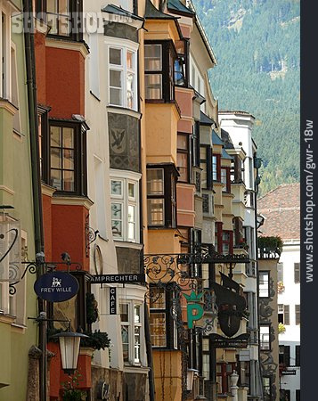 
                Fassade, Altstadt, österreich, Innsbruck                   