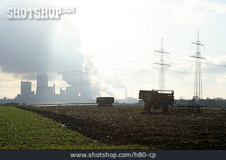 
                Landwirtschaft, Kraftwerk, Braunkohlekraftwerk                   