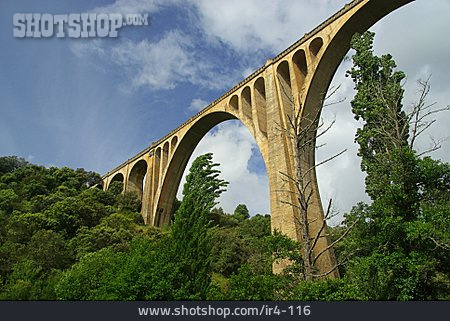 
                Brücke, Viadukt, Eisenbahnbrücke, Extremadura                   