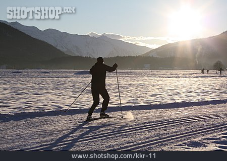 
                Skifahrer, Langläufer, Skilanglauf                   