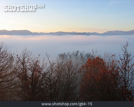 
                Nebel, Herbstlandschaft                   