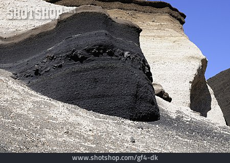 
                Vulkanlandschaft, Vulkangestein, Lavaschicht                   
