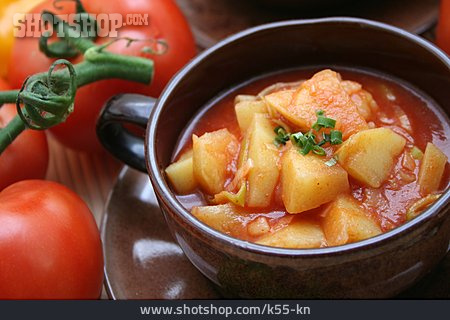 
                Tomatensuppe, Tomaten-kartoffel-suppe                   