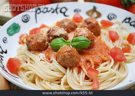 
                Spaghetti, Pasta, Fleischbällchen                   