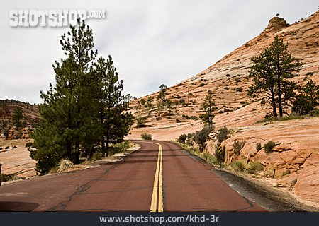 
                Straße, Bryce-canyon-nationalpark                   