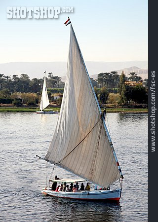 
                Segelschiff, Ausflug, Nil, Dhau                   