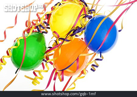 
                Luftballon, Luftschlange                   