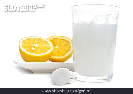 
                Vitamin C, Nahrungsergänzung, Brausetablette                   