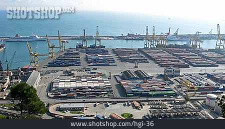 
                Hafenanlage, Containerhafen                   