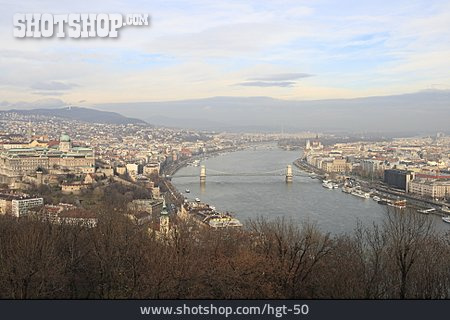 
                Stadtansicht, Donau, Budapest                   