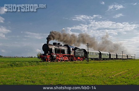 
                Eisenbahn, Dampflokomotive                   