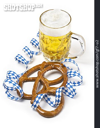 
                Bier, Brezel, Bayrisch                   