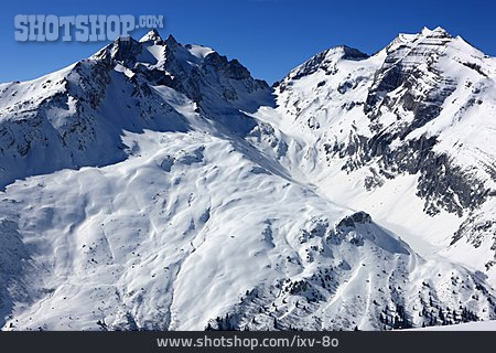 
                Winterlandschaft, Schweizer Alpen                   