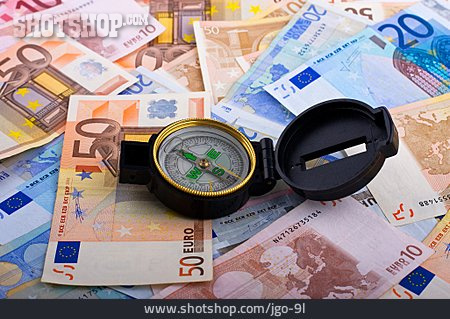 
                Geld, Kompass, Finanzmarkt                   