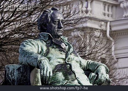 
                Statue, Wien, Goethe, Goethedenkmal                   