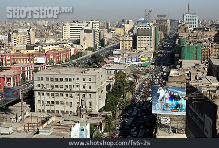 
                Stadtansicht, Straßenverkehr, Kairo                   