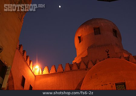 
                Nacht, ägypten, Kairo, Ibn-tulun-moschee                   