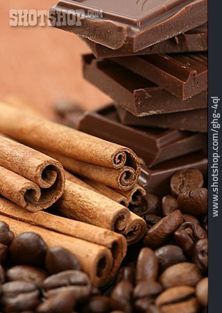 
                Gewürze & Zutaten, Schokolade, Zimtstange, Kaffeebohne                   