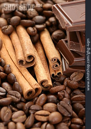 
                Gewürze & Zutaten, Schokolade, Zimtstange, Kaffeebohne                   