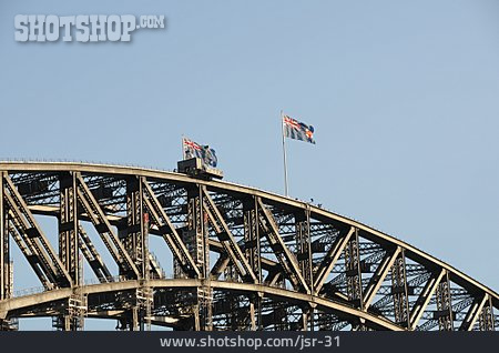 
                Flagge, Sydney, Harbour Bridge                   