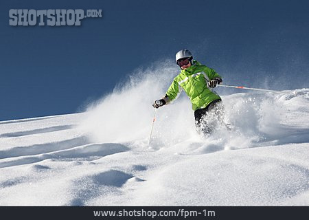 
                Wintersport, Skifahren, Skifahrerin                   