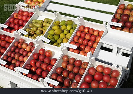 
                Apfel, Birne, Marktstand                   