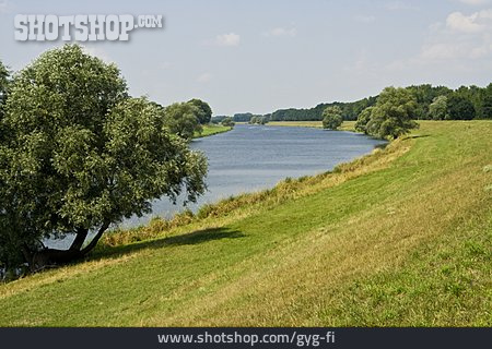 
                Kanal, Brandenburg, Gnevsdorfer Vorfluter, Mecklenburgisches Elbetal                   