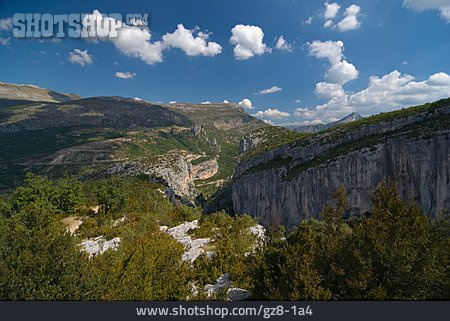 
                Landschaft, Canyon, Gebirge, Provence, Verdonschlucht                   