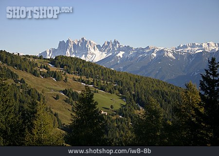 
                Südtirol, Dolomiten, Gebirgskette                   
