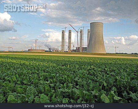 
                Landwirtschaft, Energiewirtschaft, Baustelle, Braunkohlekraftwerk                   