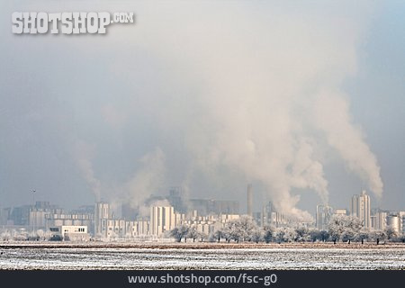 
                Industrie, Rauch, Industriegelände, Emission                   