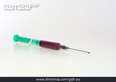
                Blood, Syringe, Disposable Syringe                   