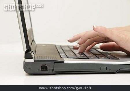 
                Tippen, Laptop                   