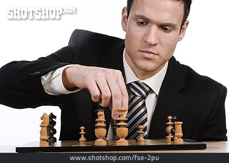 
                Schach, Strategie, Schachzug, Geschäftsmann                   