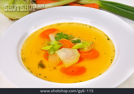 
                Suppe, Gemüsesuppe, Suppenteller                   