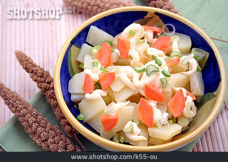 
                Kartoffelsalat, Salat, Salatschüssel                   