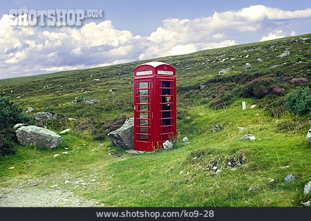 
                Telefonzelle, Schottland, Highlands                   