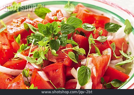
                Salat, Salatschüssel, Tomatensalat                   