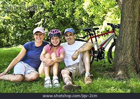 
                Familie, Fahrradtour, Familienausflug                   