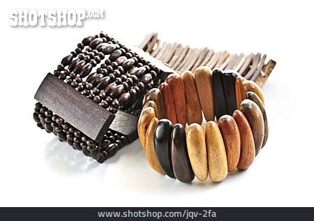 
                Schmuck, Armband, Holzschmuck                   