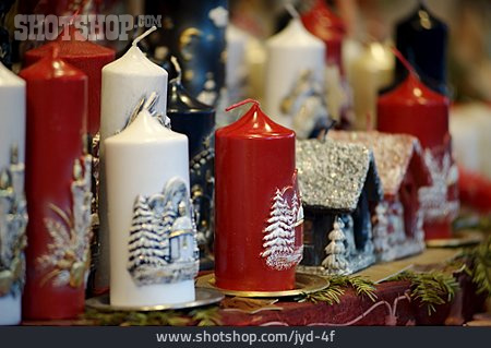 
                Kerze, Weihnachtsmarkt                   