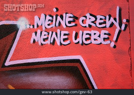 
                Liebe, Graffiti, Hip Hop, Crew                   