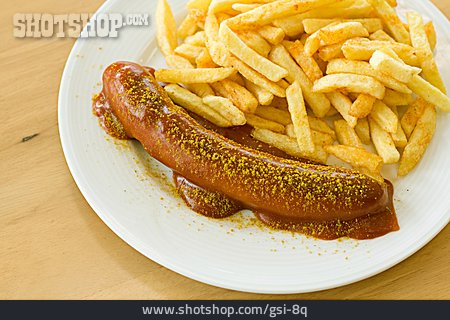 
                Fastfood, Pommes Frites, Currywurst                   