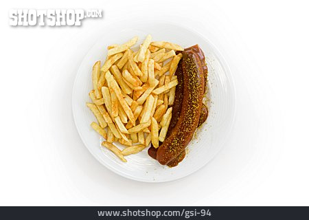 
                Fastfood, Pommes Frites, Currywurst                   