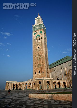 
                Moschee, Minarett, Casablanca, Hassan-ii.-moschee                   