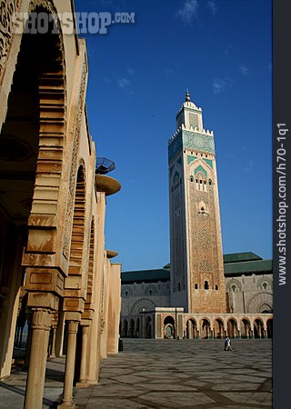 
                Moschee, Minarett, Casablanca, Hassan-ii.-moschee                   
