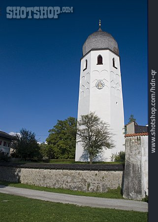 
                Glockenturm, Chiemsee, Frauenchiemsee, Frauenwörth                   