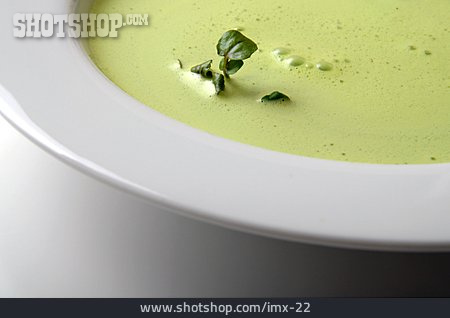 
                Suppenteller, Kressesuppe                   